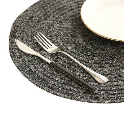 Vietnam Boho Style Table Decor Placemats with Round Water Hyacinth Weaving in Bulk