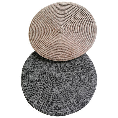 Eco-Friendly Waterproof Washable Round Dining Table Place Mats for Commercial Buyers