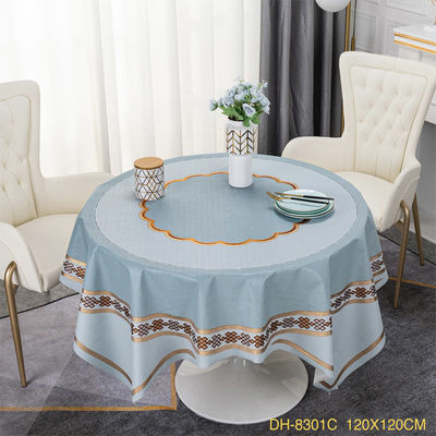 Tablecover Tablecloth 12-Pack Polyester Elastic Edged Backed Fitted PVC Print Cover