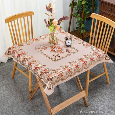 Tablecover Tablecloth 12-Pack Polyester Elastic Edged Backed Fitted PVC Print Cover